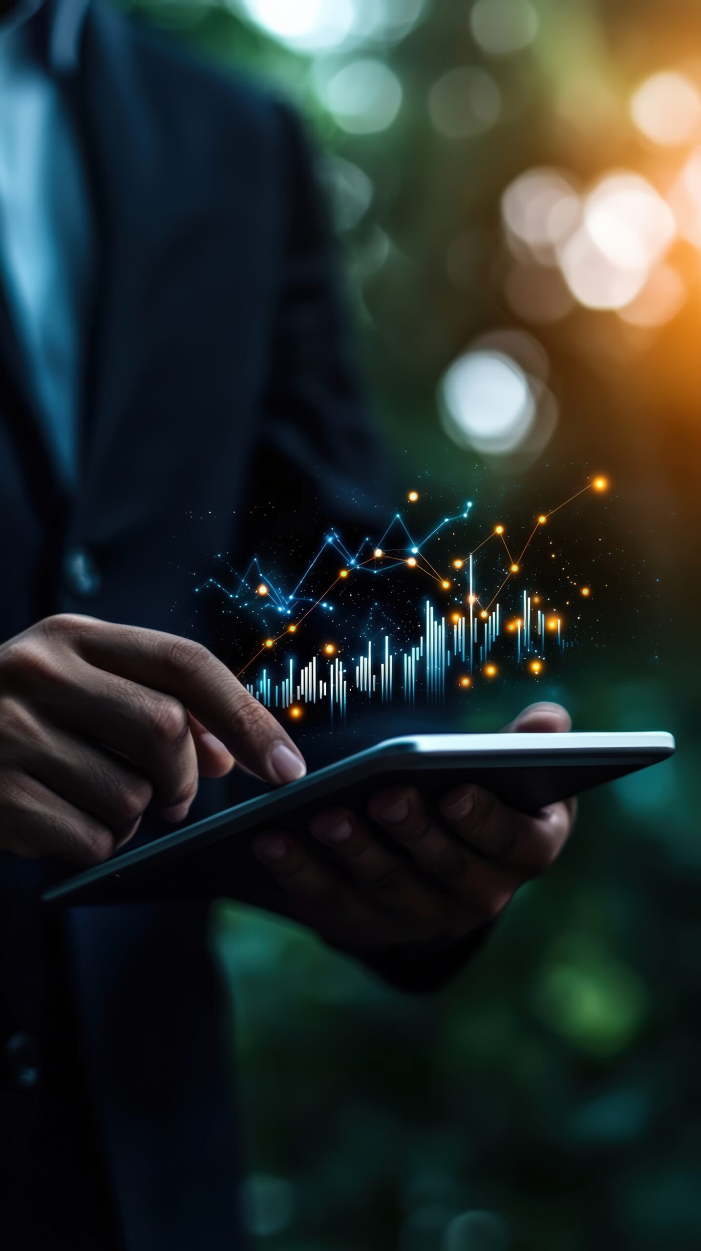 business-owner-holding-ipad-showing-sales-metrics-symbolizing-tech-integration-finance